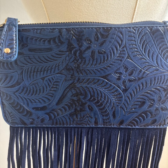 Free People Fringe Crossbody Blue - Picture 8 of 10